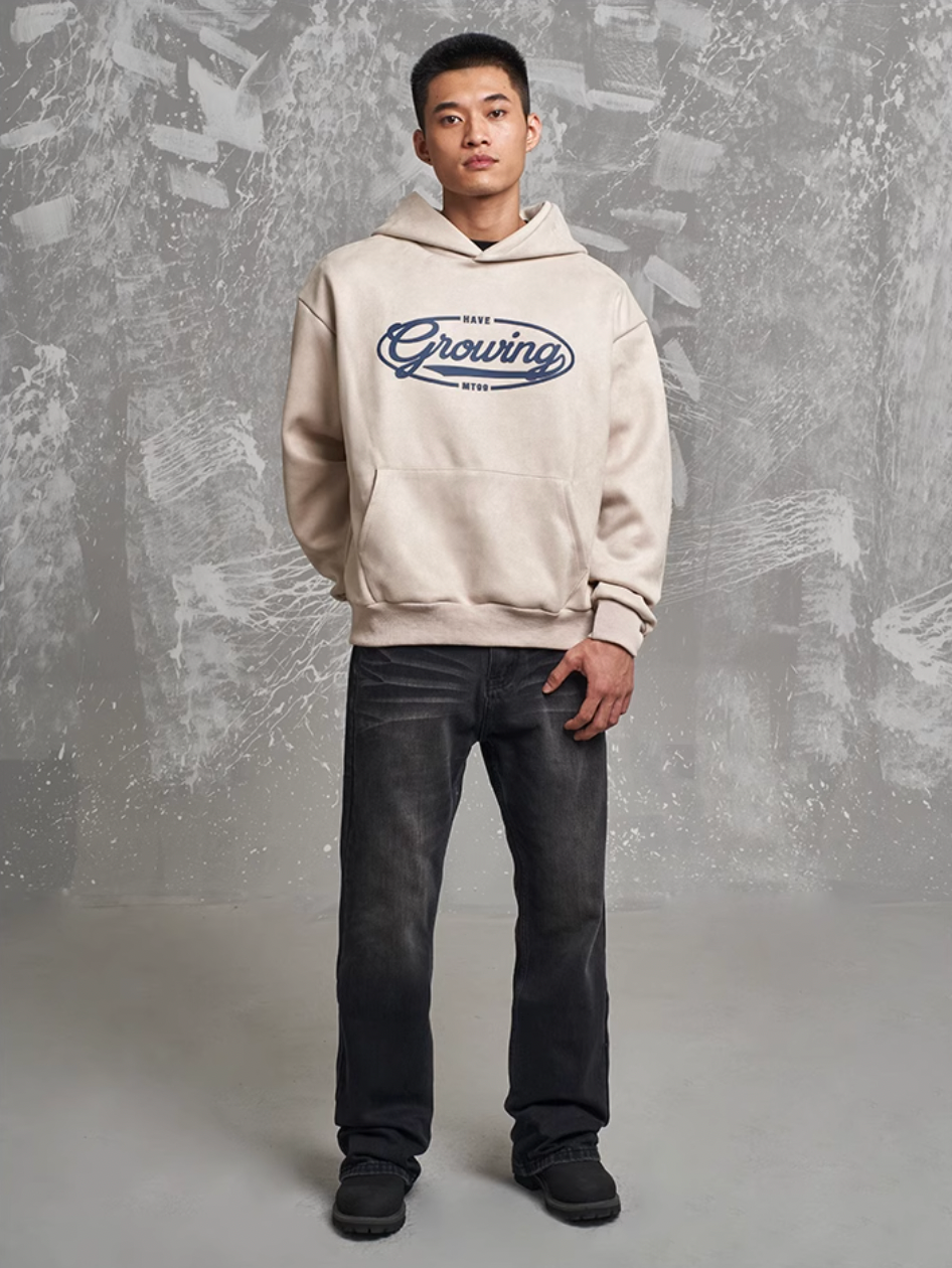 F3F Select 3D Printing Suede Hoodie