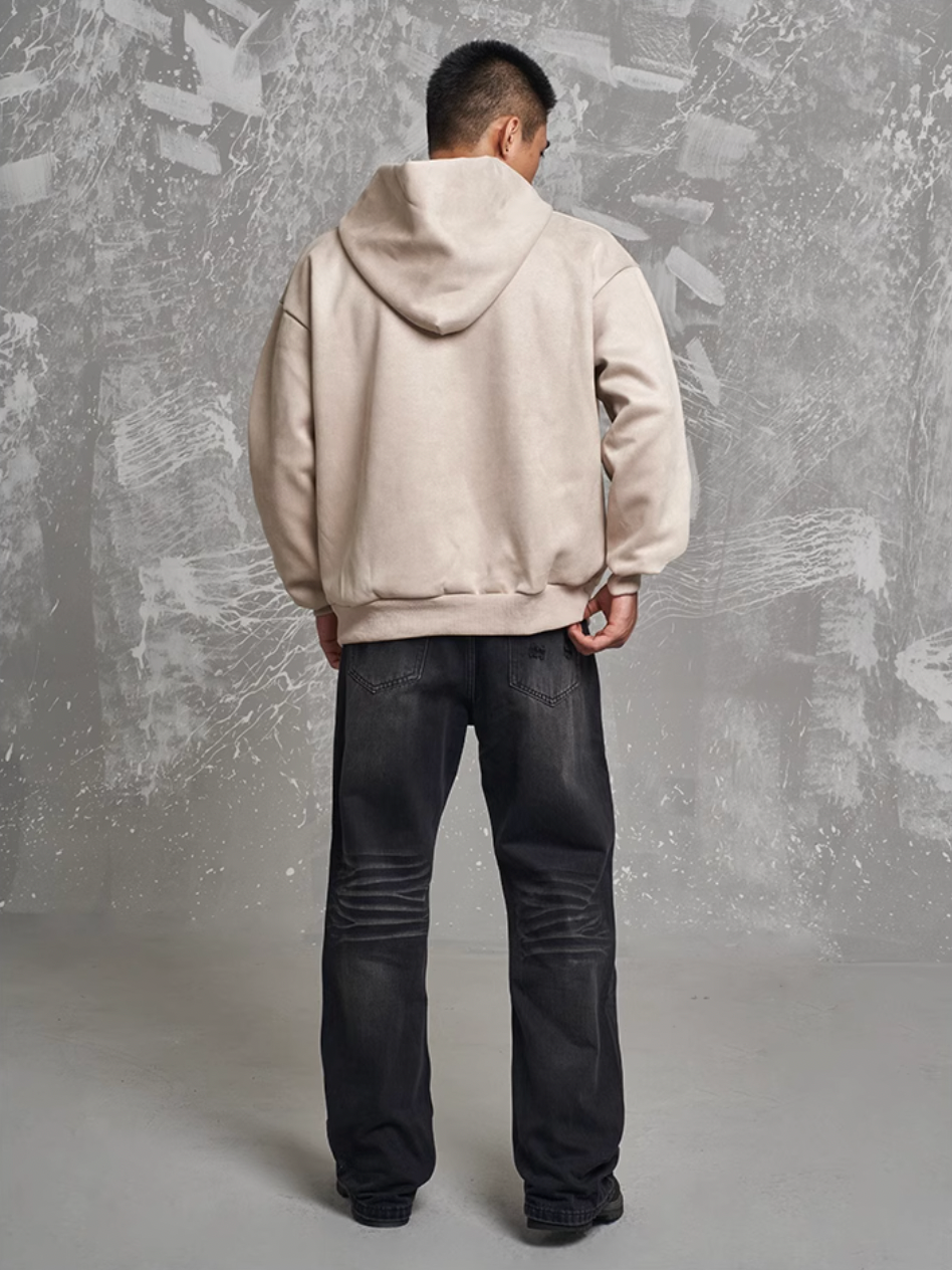 F3F Select 3D Printing Suede Hoodie