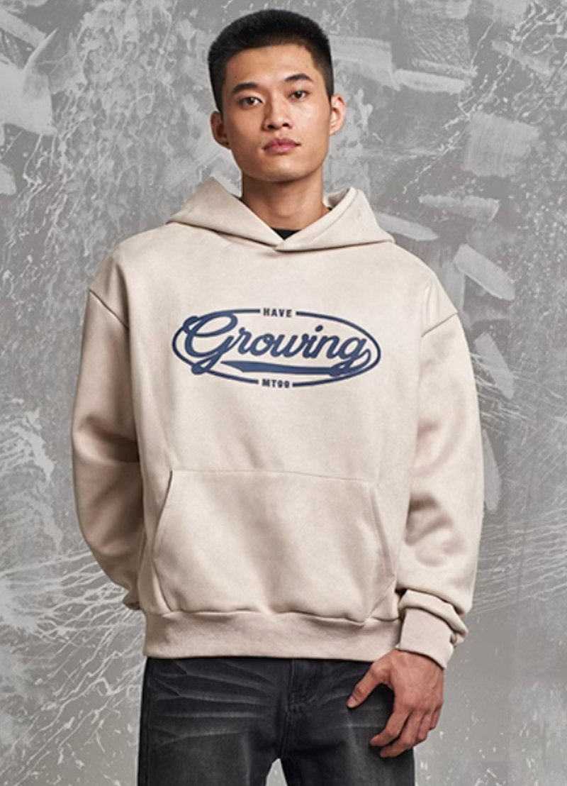 F3F Select 3D Printing Suede Hoodie