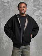 F3F Select Reversible Plaid Zip Up Hoodie