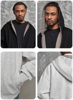 F3F Select Reversible Plaid Zip Up Hoodie