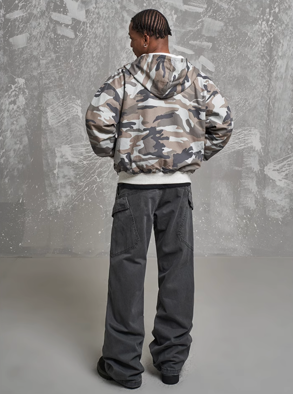 F3F Select Reversible Camouflage Zip Up Hoodie