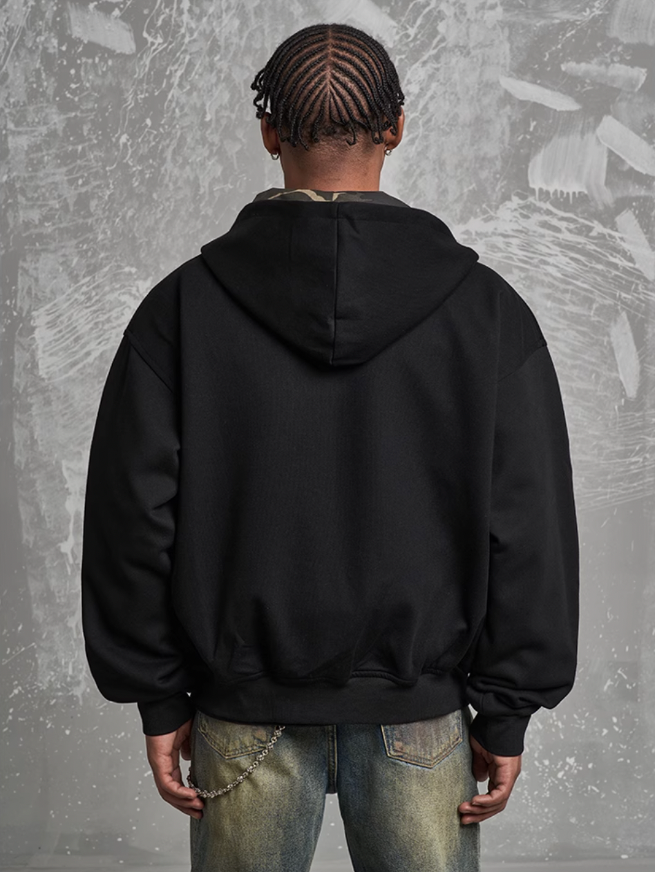 F3F Select Reversible Camouflage Zip Up Hoodie