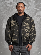 F3F Select Reversible Camouflage Zip Up Hoodie
