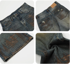 F3F Select Dirty Dye Hole Blast Wash Jeans