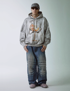 F2CE Dirty Dye Printed Hoodie