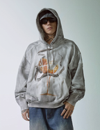 F2CE Dirty Dye Printed Hoodie