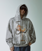 F2CE Dirty Dye Printed Hoodie