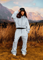 YADcrew Short Air Layer Zip Up Hoodie