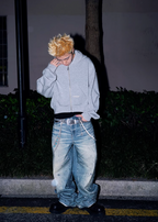 YADcrew Short Air Layer Zip Up Hoodie