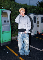 YADcrew Short Air Layer Zip Up Hoodie