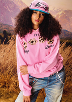 YADcrew Leopard Patch Embroidery Jigsaw Puzzle Hoodie