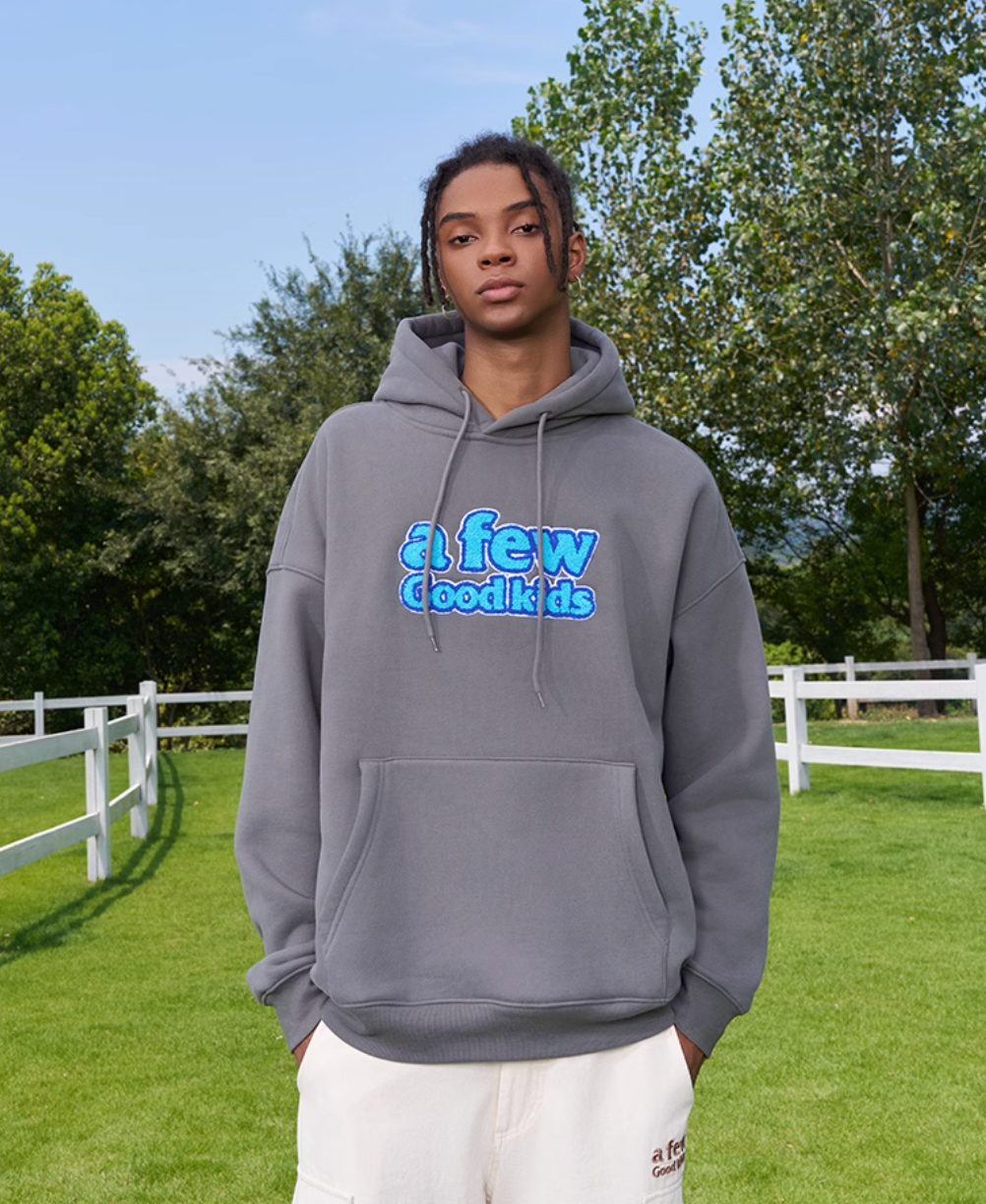 AFGK Embroidery Question Mark Hoodie