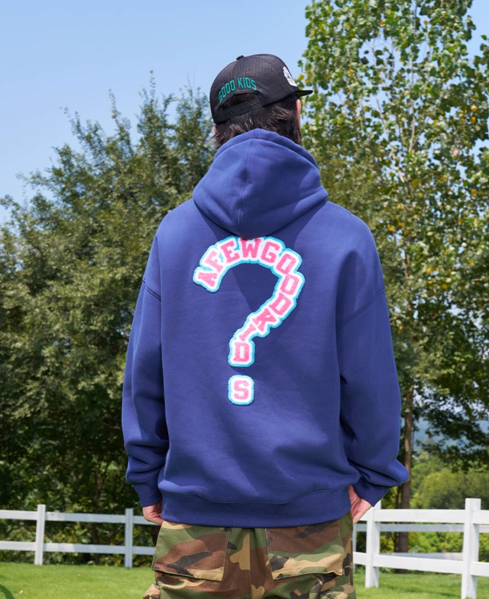 AFGK Embroidery Question Mark Hoodie