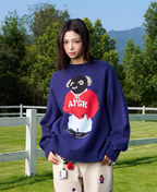 AFGK Bear Jacquard Knit Sweater