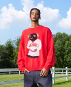 AFGK Bear Jacquard Knit Sweater
