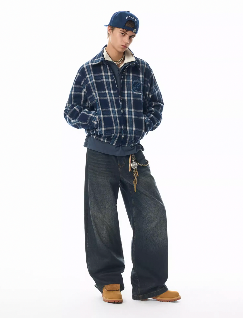 JHYQ Short Plaid Jacket
