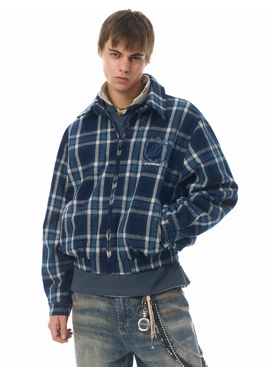 JHYQ Short Plaid Jacket