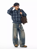 JHYQ Short Plaid Jacket