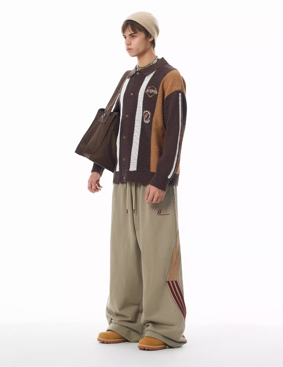 JHYQ Side Stripe Baggy Sweatpants