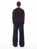JHYQ Mesh Stitching Double Knee Jeans
