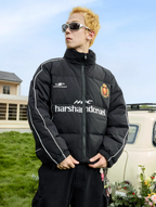 Harsh and Cruel Football Club Embroidered Down Jacket
