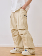 Harsh and Cruel Pleated Paratrooper Work Cargo Pants