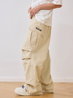 Harsh and Cruel Pleated Paratrooper Work Cargo Pants