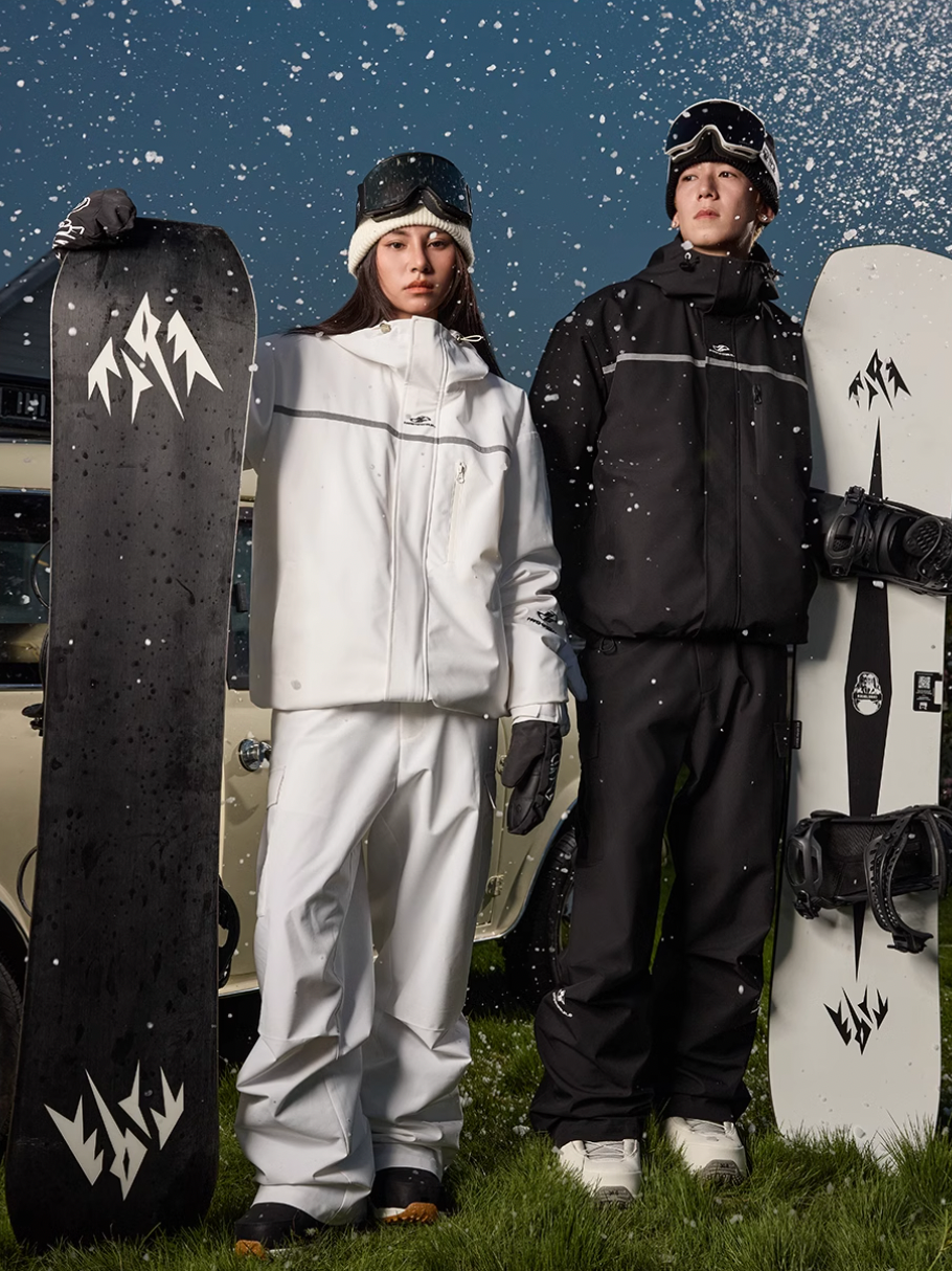 Harsh and Cruel Three Proof Embroidered Mountaineering Ski Cargo Pants