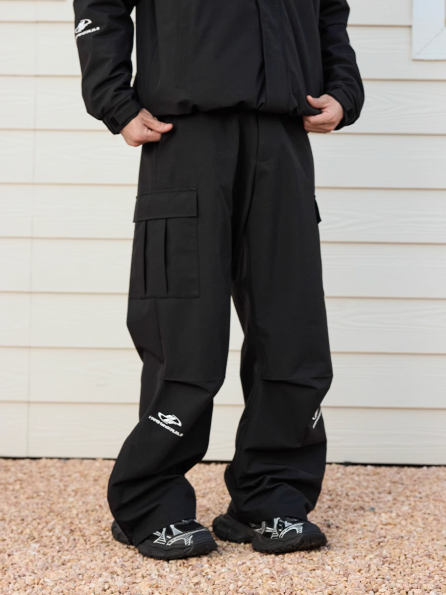 Harsh and Cruel Three Proof Embroidered Mountaineering Ski Cargo Pants