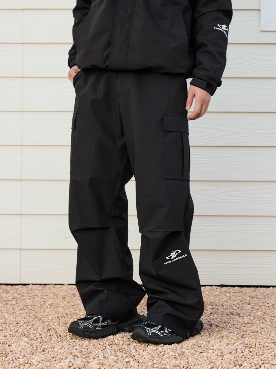 Harsh and Cruel Three Proof Embroidered Mountaineering Ski Cargo Pants