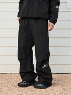 Harsh and Cruel Three Proof Embroidered Mountaineering Ski Cargo Pants