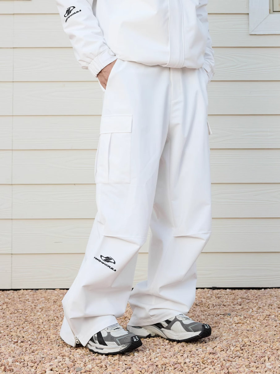 Harsh and Cruel Three Proof Embroidered Mountaineering Ski Cargo Pants