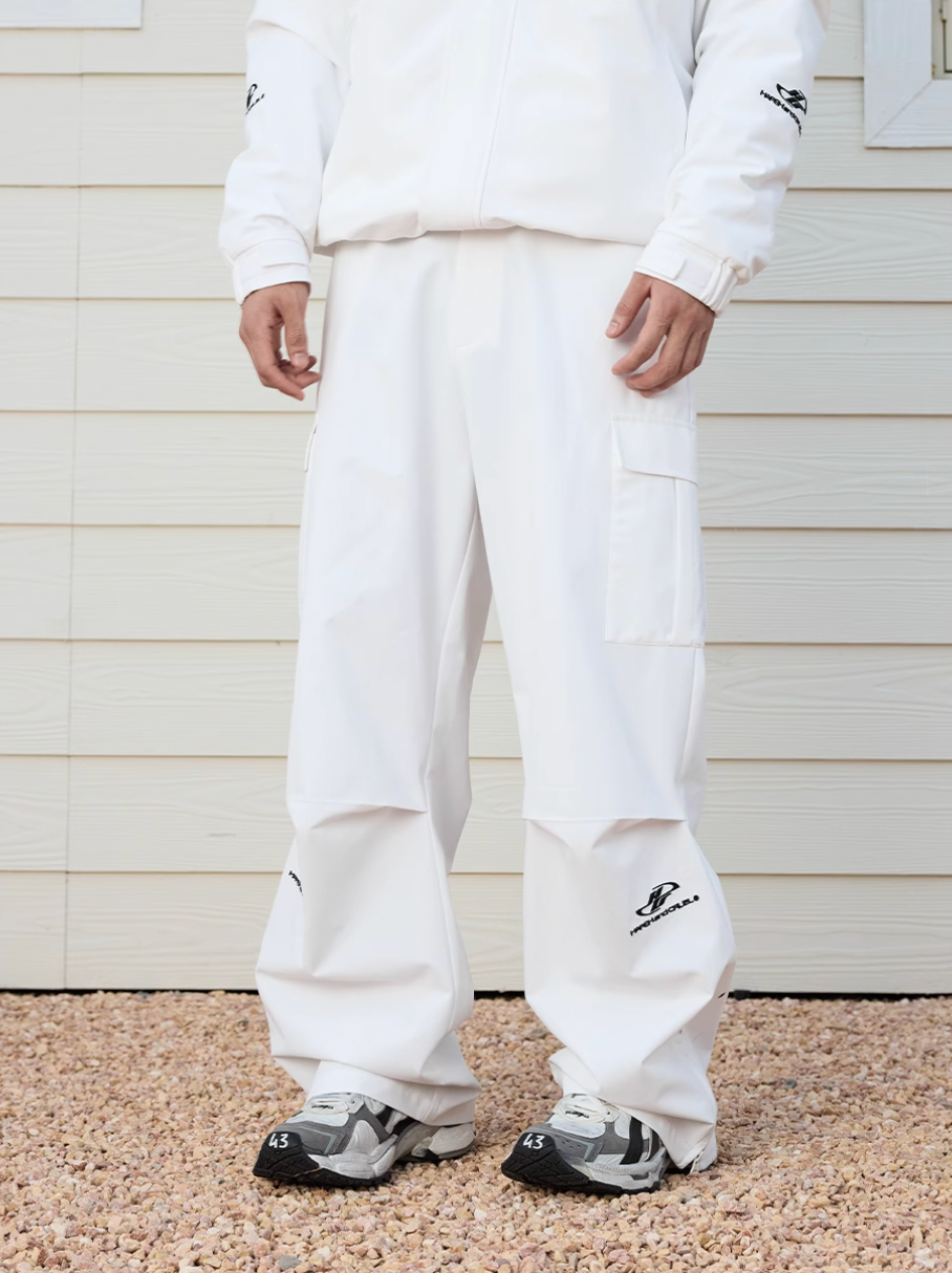 Harsh and Cruel Three Proof Embroidered Mountaineering Ski Cargo Pants
