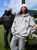 Harsh and Cruel Signature Pearl Embroidered Zip Up Hoodie
