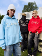 Harsh and Cruel Love Me More Pearl Embroidered Hoodie