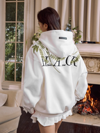 Harsh and Cruel Floral Garland Wreath Embroidered Hoodie