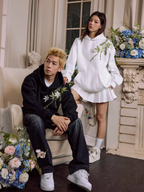Harsh and Cruel Botanical Darts Logo Floral Embroidered Hoodie