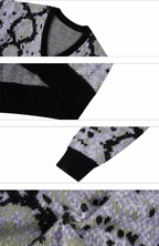 S45 Snake Jacquard Mohair Cardigan