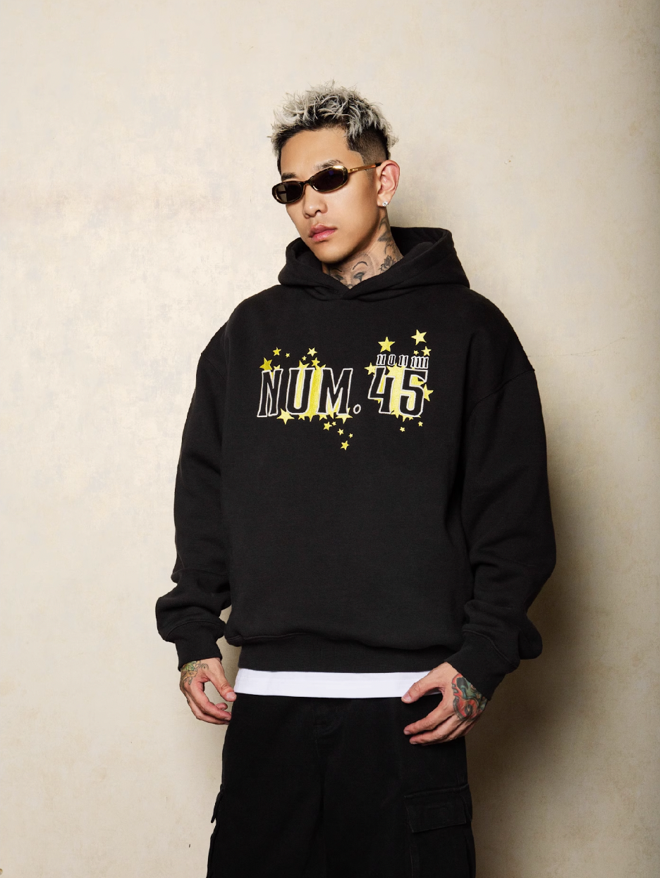 S45 Star Embroidery Hoodie