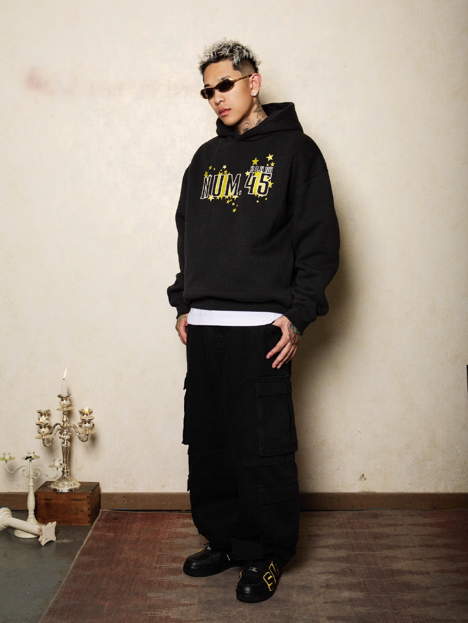 S45 Star Embroidery Hoodie