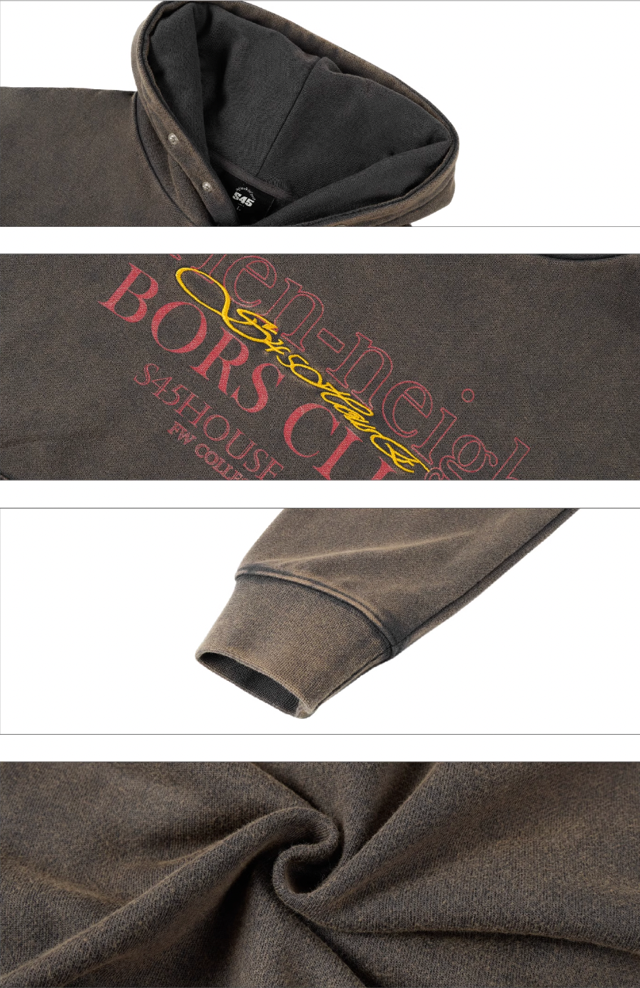 S45 Washed Aging Hoodie