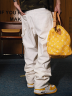 S45 Hole Washed Double Knee Work Pants
