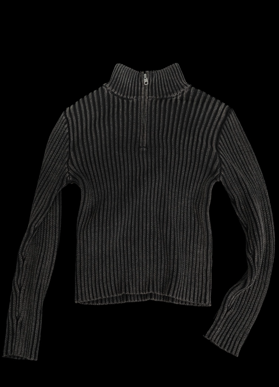 ANTIDOTE High Neck Half Zip Knit Sweater