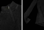 ANTIDOTE High Neck Half Zip Knit Sweater