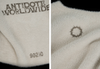 ANTIDOTE Imitation Mink Sports Print Knit Sweater
