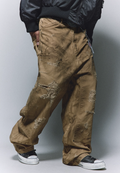 ANTIDOTE Heavy Damage Studded Double Knee Pants
