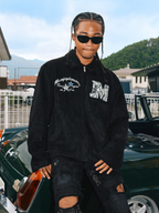 MEDM Animal Texture Suede Jacket