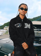 MEDM Animal Texture Suede Jacket
