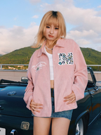 MEDM Animal Texture Suede Jacket
